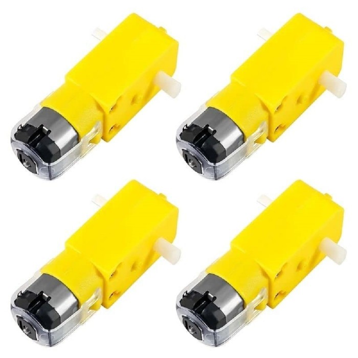 QBM DC BO Motor Dual Shaft Smart Car Robot Gear Motor Pack