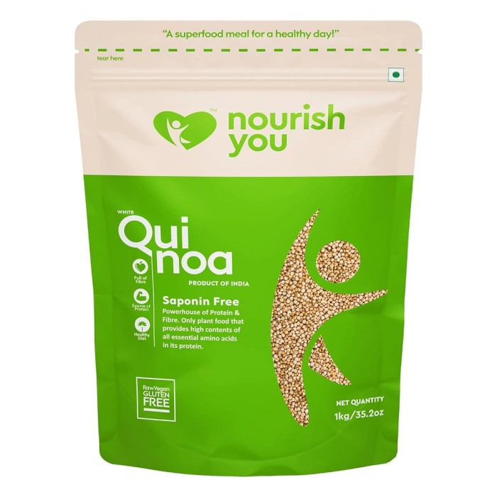 Nourish You Premium White Quinoa Seeds 1Kg